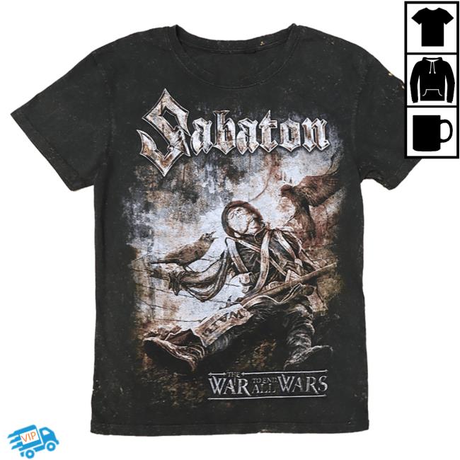 Official Sabaton Merch Store Sabaton Fallen Soldier Vintage Popover Shirt Sabaton Shop