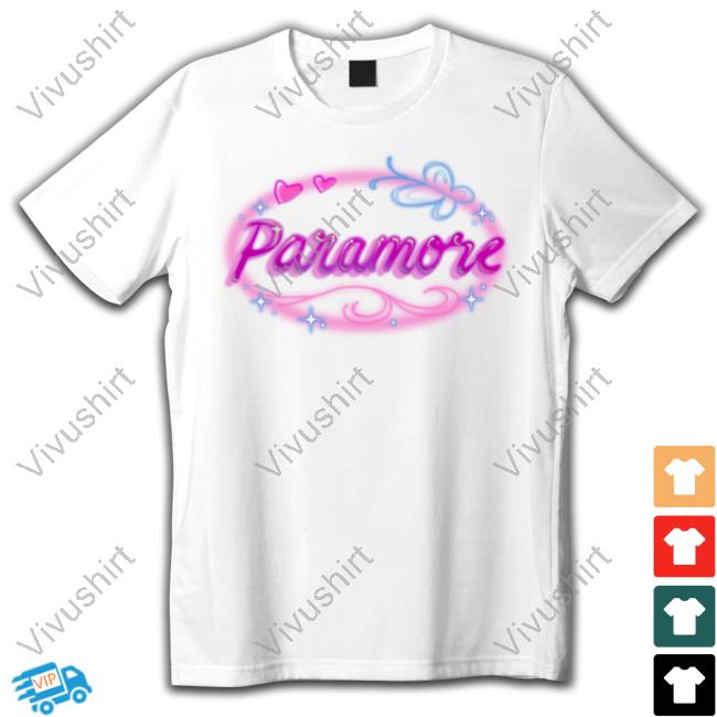 Paramore Custom Hand Airbrushed Shirts