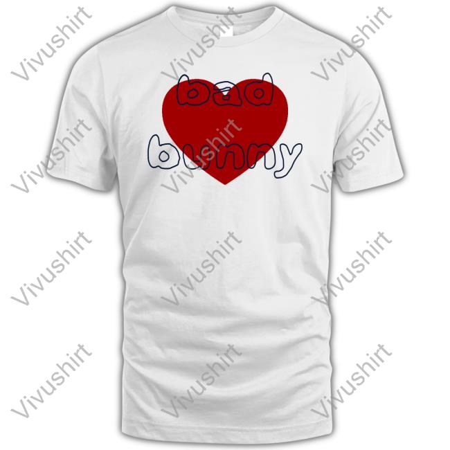 Apple Music Heart Bad Bunny Hoodie Badbunnymerch