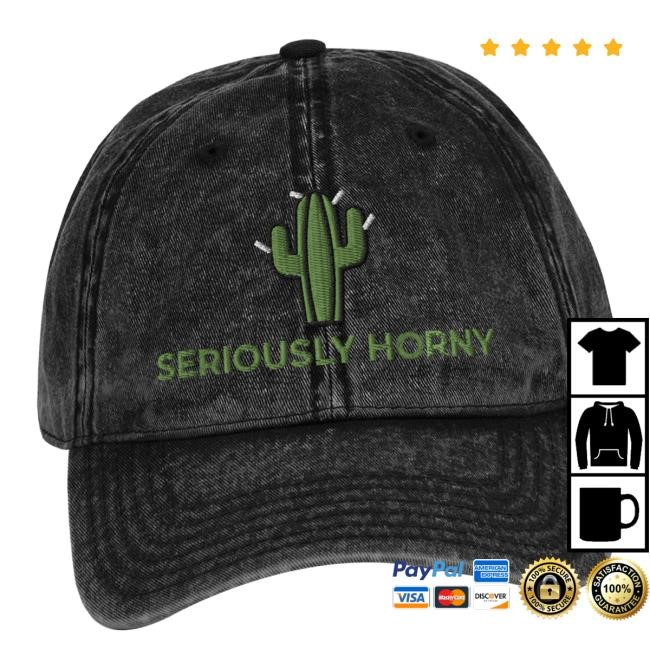 Official Orbital Clothing Brand Merch Store Seriously Horny Vintage Cotton Twill Cap new cap