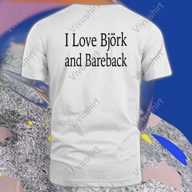 Disc0d0wn I Love Bjork And Bareback Hoodie