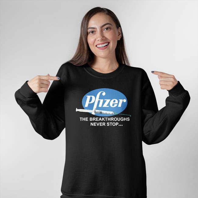 Dark Horse Store Pfizer Breakthroughs Never Stop Hoodie Bret Weinstein