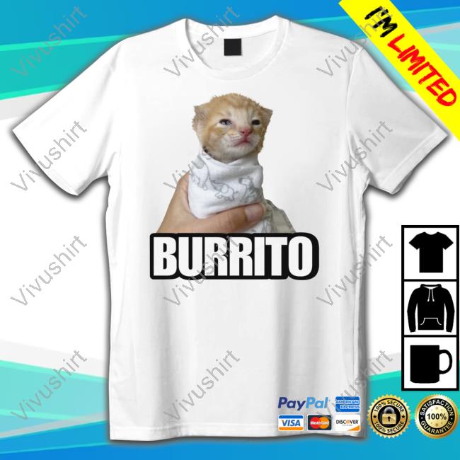 Burrito Cat Cringey Shirts