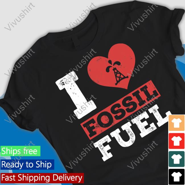 I Love Fossil Fuels Fossil Dinosaur Science Sweatshirt