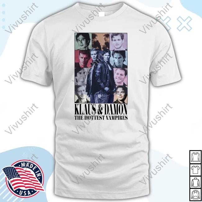 Justin Art Klaus And Damon The Hottest Vampires Eras Tour Tee Shirt