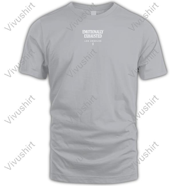 Emotionally Exhausted Los Angeles Sweatshirt Beautiful Bastard Merch Emotionally Exhausted Los Angeles Hooded Sweatshirt
