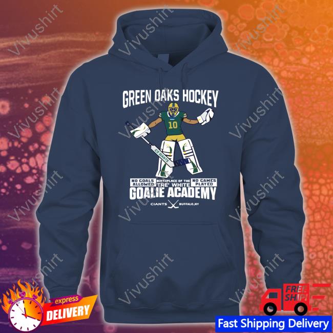 Weekbubble Store Green Oaks Hockey Tre White Goalie Academy T Shirt Jon Scott