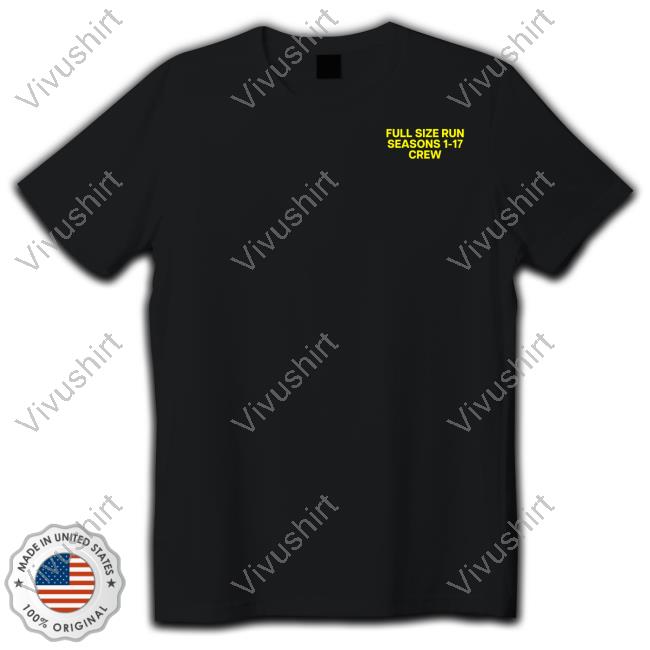 Matthew Welty Full Size Run Seasons 1-17 Crew Full Size Run Final Season Tee