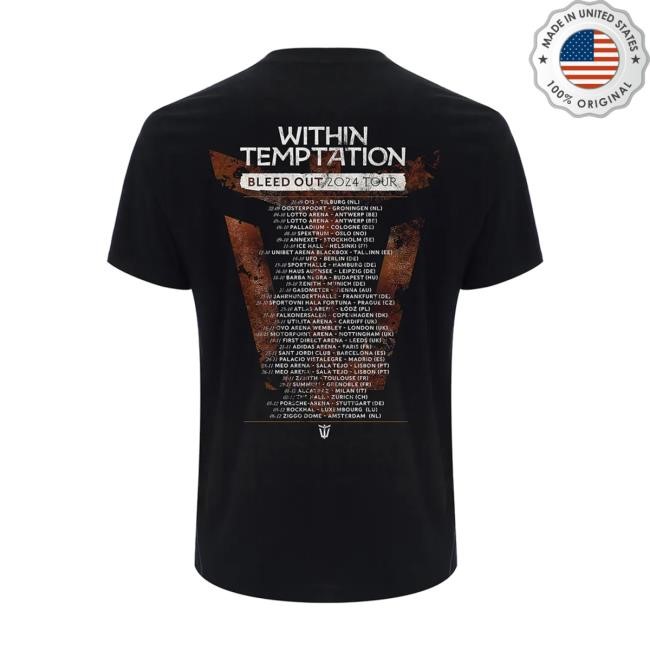 Within Temptation Merch Store Ritual Tour Crewneck Sweatshirt