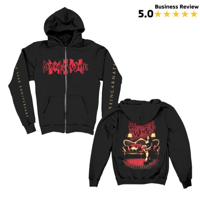 Motionless In White Merch Reincarnate 10 Year Tank Top