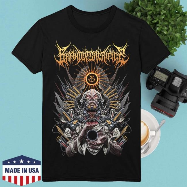 Brand Of Sacrifice Merch Biomech Black Hooded Sweatshirt