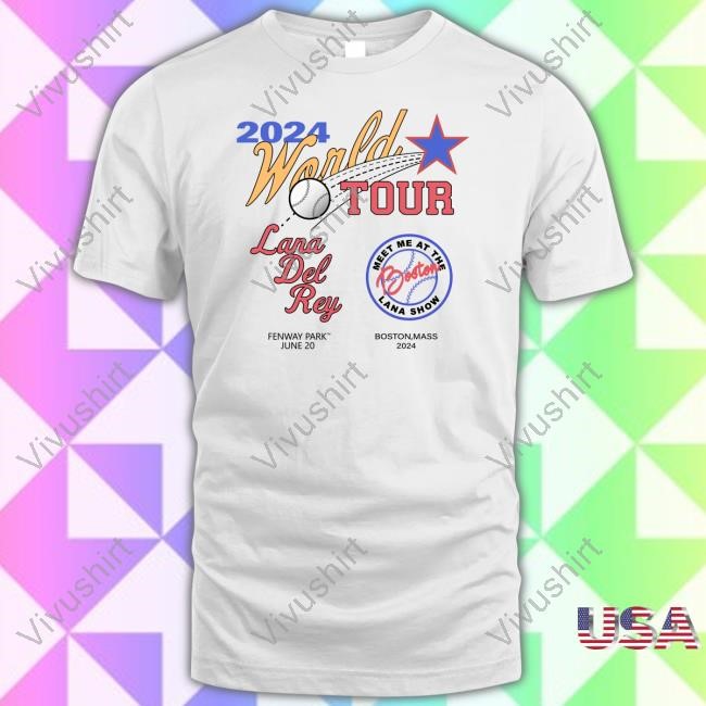 Official Lana Del Rey World Tour 2024 New Shirt