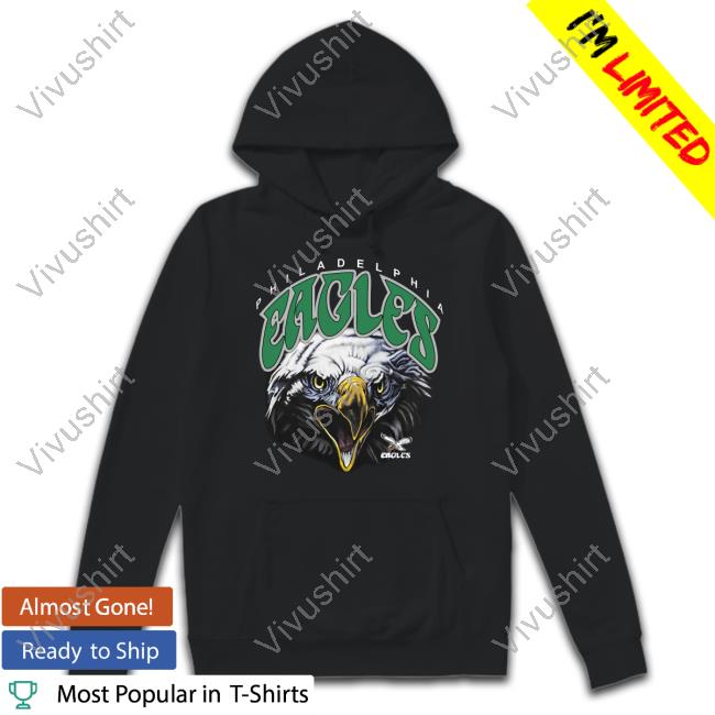 Salem Sportswear Eagles Hoodie Jalenhurts Wearing Philadelphia Eagles Salem Football Long Sleeve Tee Shirt