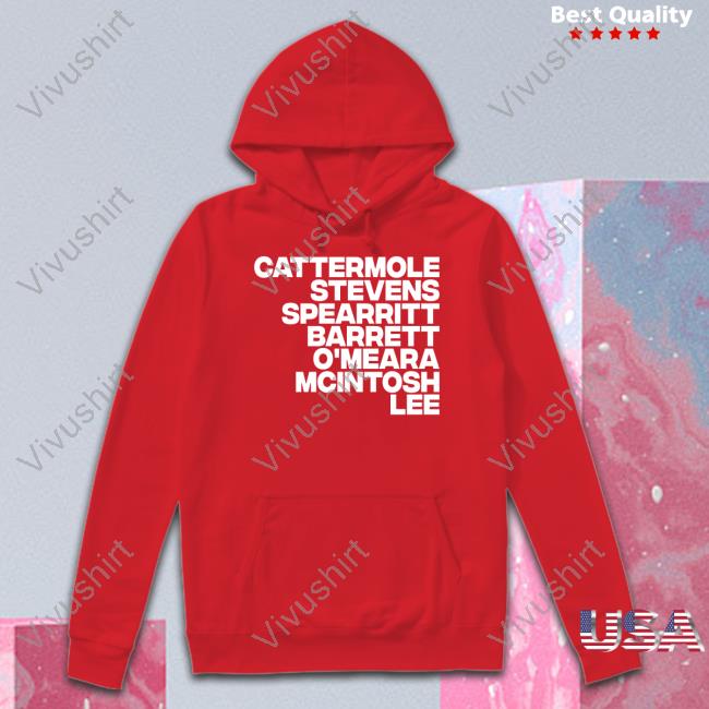 Cattermole Stevens Spearritt Barrett O'meara Mcintosh Lee Tee
