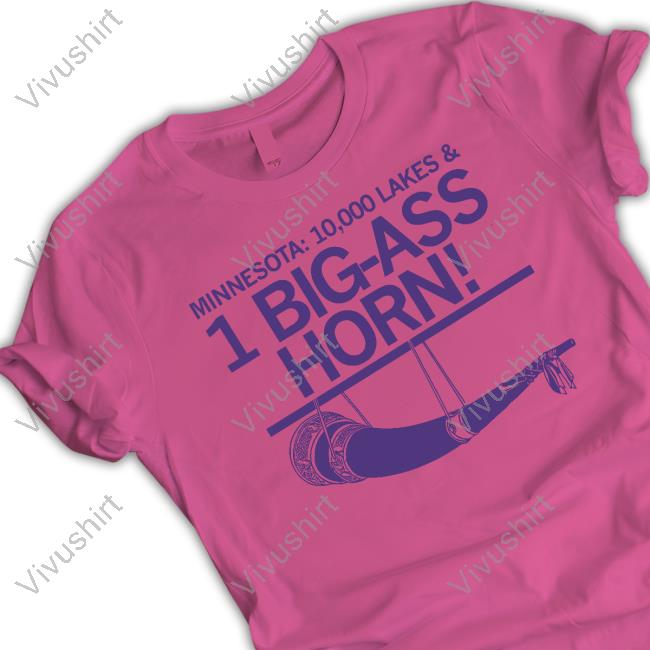 Minnesota 10,000 Lakes & 1 Big-Ass Horn Tee Raygun