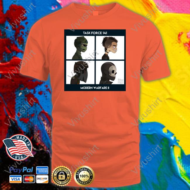 Official Task Force 141 Modern Warfare Ii Tee Deaf David Task Force 141 Modern Warfare Ii Tee Shirt