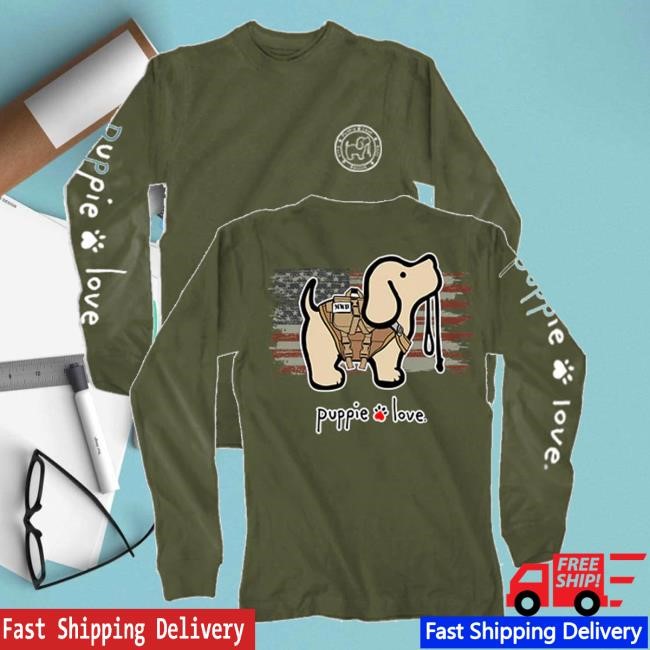 Puppie Love Merch Military Working Pup Adult Classic Shirt