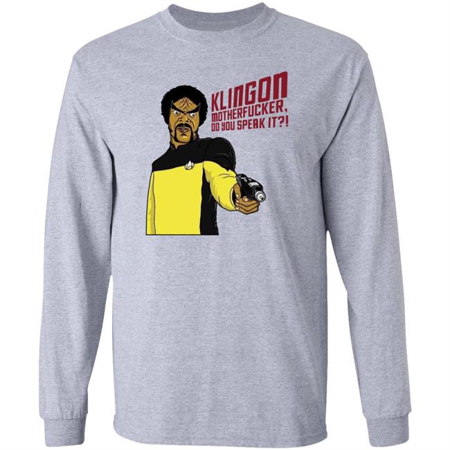 Klingone Motherfucker Do You Speak It Shirt Joel Spriggs Klingone Motherfucker Do You Speak It Shirt Joel Spriggs