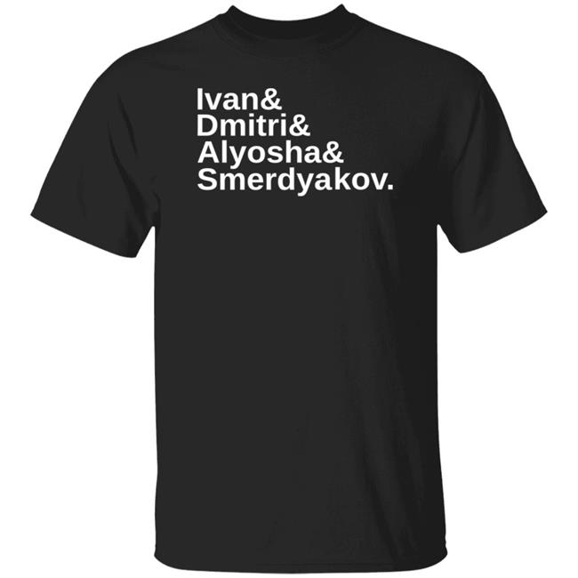 Ivan Dmitri Alyosha And Smerdyakov Sweatshirt Hootenwilson Ivan Dmitri Alyosha And Smerdyakov Sweatshirt Hootenwilson