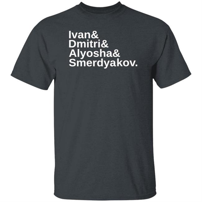 Ivan Dmitri Alyosha And Smerdyakov Sweatshirt Hootenwilson Ivan Dmitri Alyosha And Smerdyakov Sweatshirt Hootenwilson