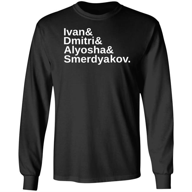 Ivan Dmitri Alyosha And Smerdyakov Sweatshirt Hootenwilson Ivan Dmitri Alyosha And Smerdyakov Sweatshirt Hootenwilson