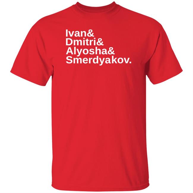 Ivan Dmitri Alyosha And Smerdyakov Sweatshirt Hootenwilson Ivan Dmitri Alyosha And Smerdyakov Sweatshirt Hootenwilson