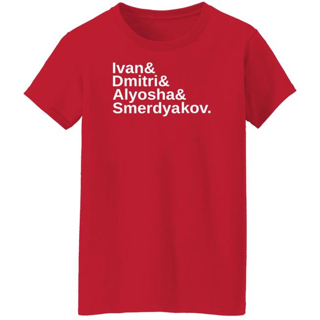 Ivan Dmitri Alyosha And Smerdyakov Sweatshirt Hootenwilson Ivan Dmitri Alyosha And Smerdyakov Sweatshirt Hootenwilson