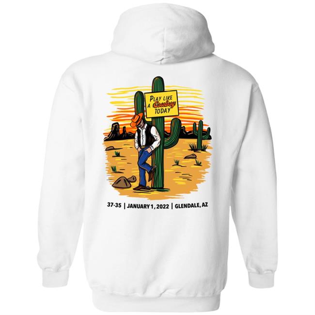 Play Like A Cowboy Today Hoodie Barstools Store