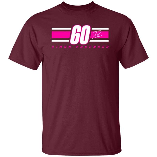 Simon Pagenaud 60 Black Signature Tee Shirt Simon Pagenaud 60 Black Signature Tee Shirt