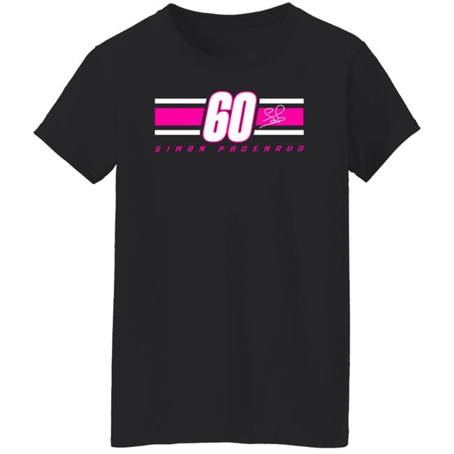 Simon Pagenaud 60 Black Signature Tee Shirt Simon Pagenaud 60 Black Signature Tee Shirt