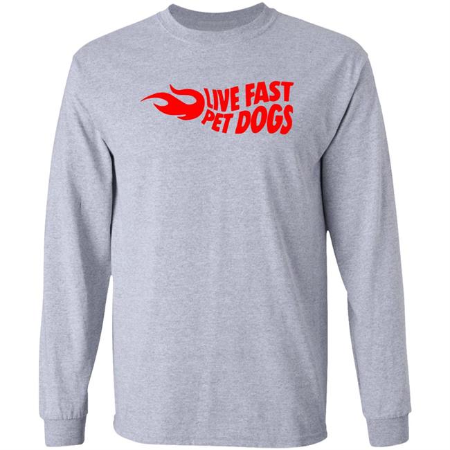 Hannah Newhouse Live Fast Pet Dogs Shirt Apple Girl Art Store
