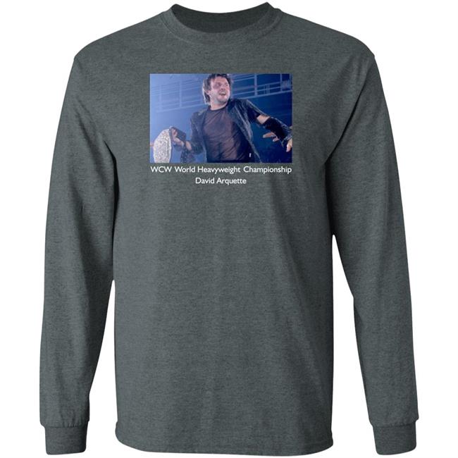 Wcw World Heavyweight Championship David Arquette Shirt Liz Finnegan Wcw World Heavyweight Championship David Arquette Shirt Liz Finnegan
