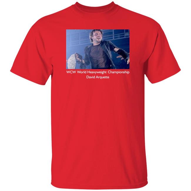 Wcw World Heavyweight Championship David Arquette Shirt Liz Finnegan Wcw World Heavyweight Championship David Arquette Shirt Liz Finnegan