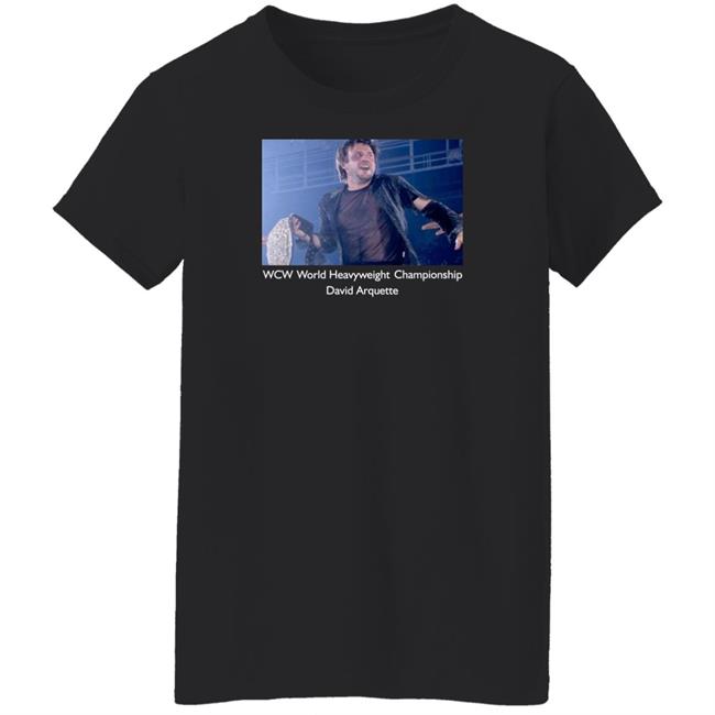 Wcw World Heavyweight Championship David Arquette Shirt Liz Finnegan Wcw World Heavyweight Championship David Arquette Shirt Liz Finnegan