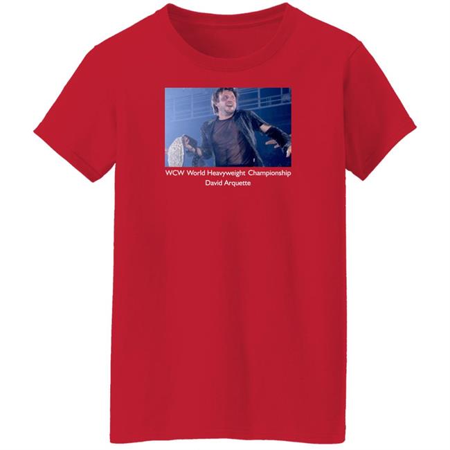 Wcw World Heavyweight Championship David Arquette Shirt Liz Finnegan Wcw World Heavyweight Championship David Arquette Shirt Liz Finnegan