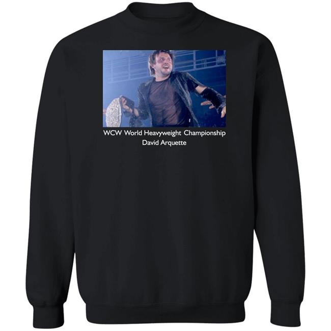 Wcw World Heavyweight Championship David Arquette Shirt Liz Finnegan Wcw World Heavyweight Championship David Arquette Shirt Liz Finnegan