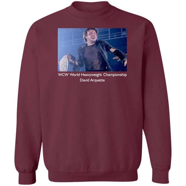 Wcw World Heavyweight Championship David Arquette Shirt Liz Finnegan Wcw World Heavyweight Championship David Arquette Shirt Liz Finnegan