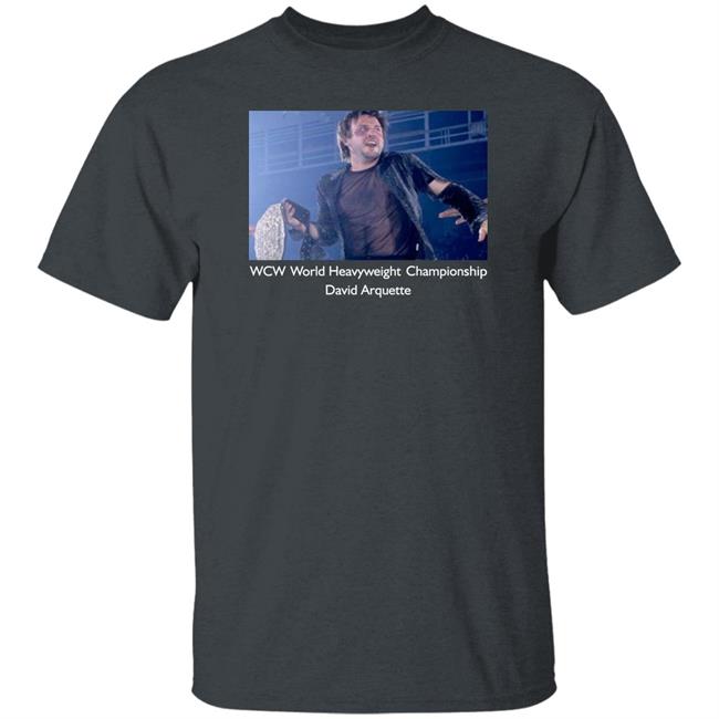 Wcw World Heavyweight Championship David Arquette Shirt Liz Finnegan Wcw World Heavyweight Championship David Arquette Shirt Liz Finnegan