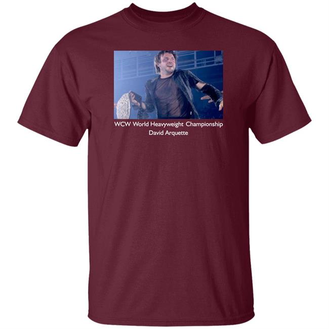 Wcw World Heavyweight Championship David Arquette Shirt Liz Finnegan Wcw World Heavyweight Championship David Arquette Shirt Liz Finnegan