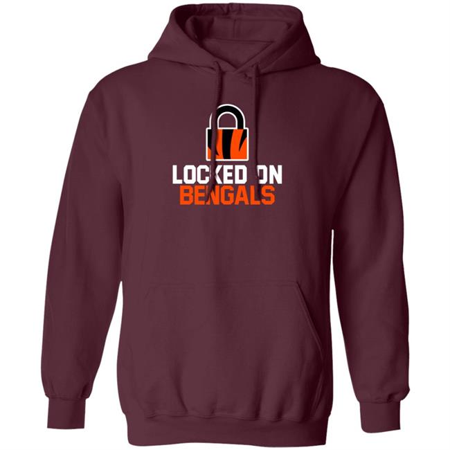 Locked On Bengals Shirt Hoodie Sweatshirt Locked On Bengals Shirt Hoodie Sweatshirt
