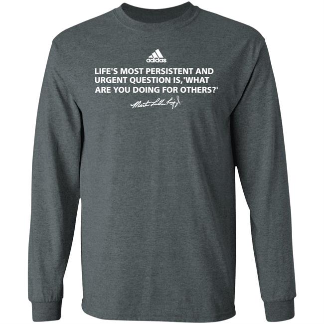 Kansas Men’S Basketball Life's Most Persistent And Urgent Question Is What Are You Doing For Others Martin Luther King Shirt Kansas Men’S Basketball Life's Most Persistent And Urgent Question Is What Are You Doing For Others Martin Luther King Shirt