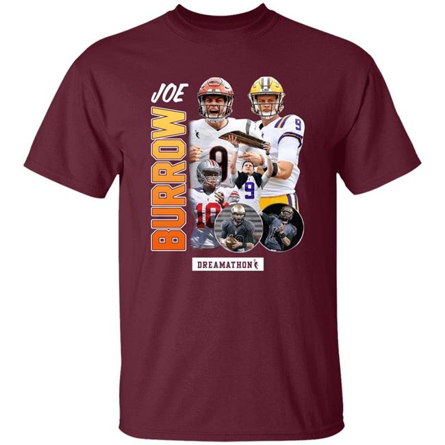 Ja'marr Chase Wearing Joe Burrow Dreamathon Shirt Ja'marr Chase Wearing Joe Burrow Dreamathon Shirt
