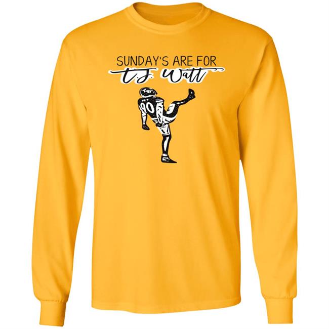 Sunday's Are For Tj Watt Hoodie Dahntahn Sunday's Are For Tj Watt Hoodie Dahntahn