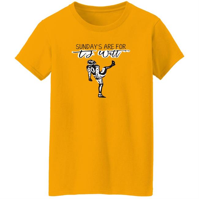 Sunday's Are For Tj Watt Hoodie Dahntahn Sunday's Are For Tj Watt Hoodie Dahntahn