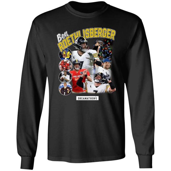 Joe Haden Wearing Ben Roethlisberger Dreamathon Shirt Dreamathon Merch