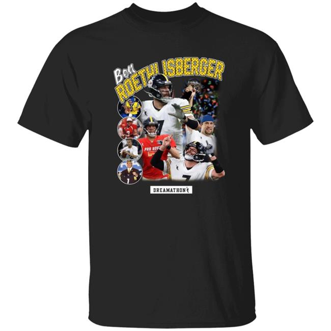Joe Haden Wearing Ben Roethlisberger Dreamathon Shirt Dreamathon Merch Joe Haden Wearing Ben Roethlisberger Dreamathon Shirt Dreamathon Merch