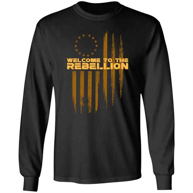 Drunk 3po Welcome To The Rebellion Flag Shirt Nine Line Apparel