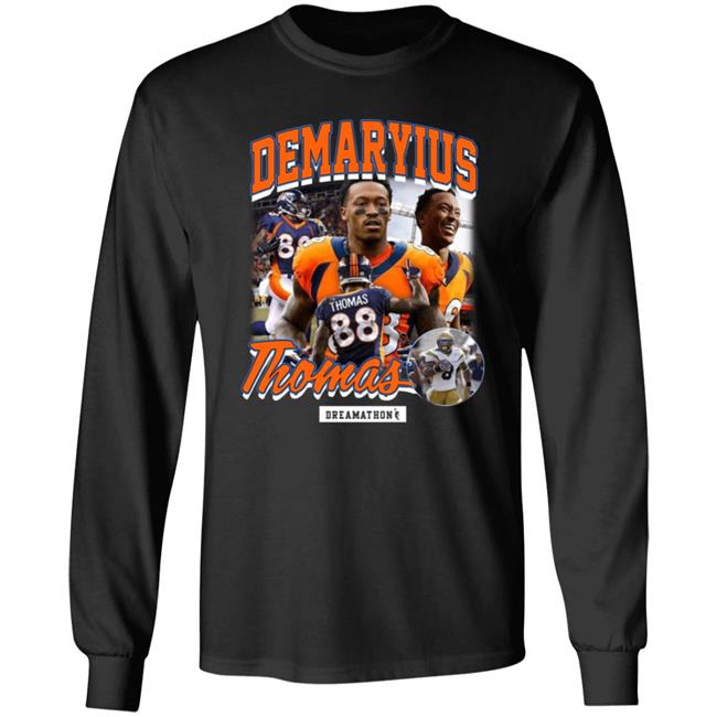 Demaryius Thomas Dreamathon Shirt Von Miller Wearing Darius Thomas Shirt