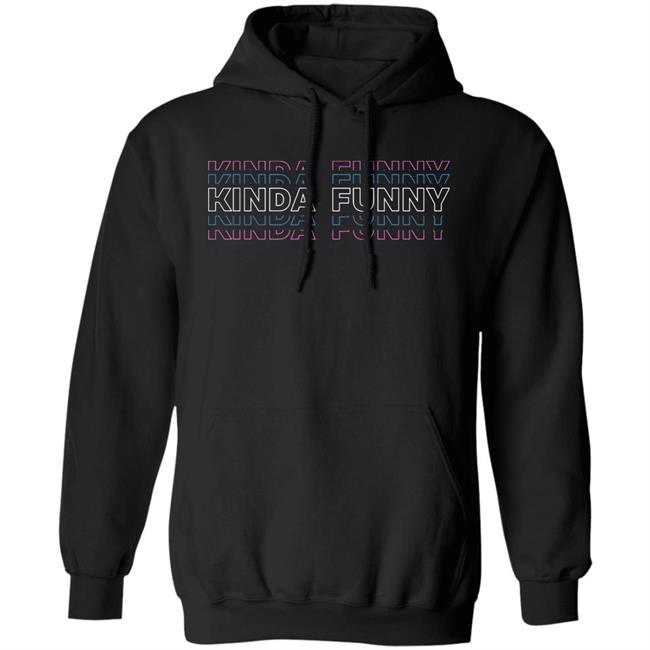 Kinda Funny Hoodie Roosterteeth Merch Kinda Funny Repeating Hoodie