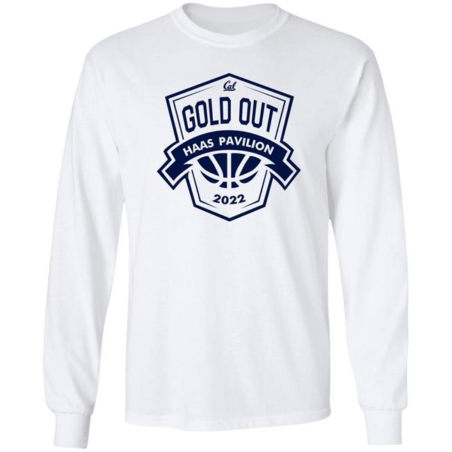 Gold Out Haas Pavilion 2022 Shirt Cal Basketball